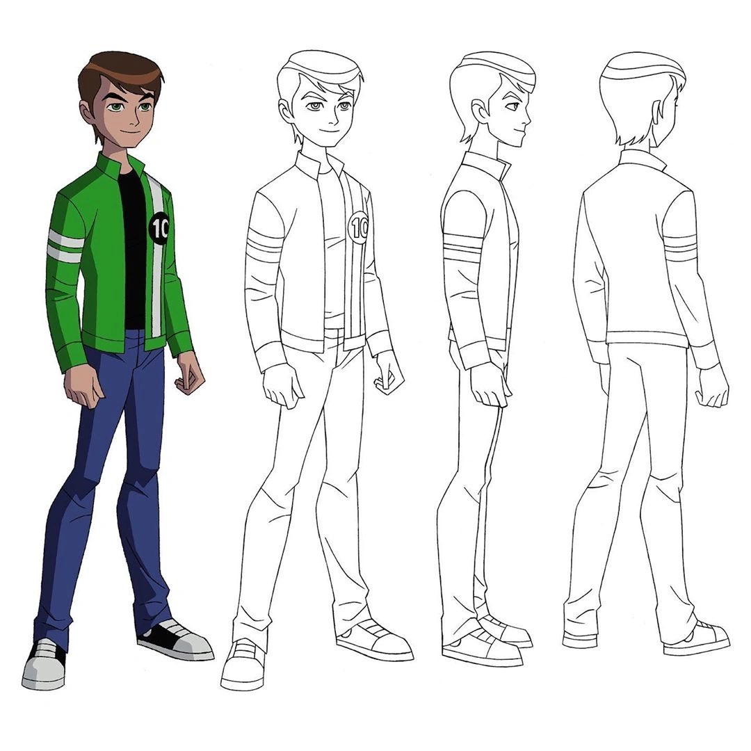 BenTenNews's tweet photo. Ben Tennyson turnarounds from Ben 10 https://t.co/O9k1MzWmII