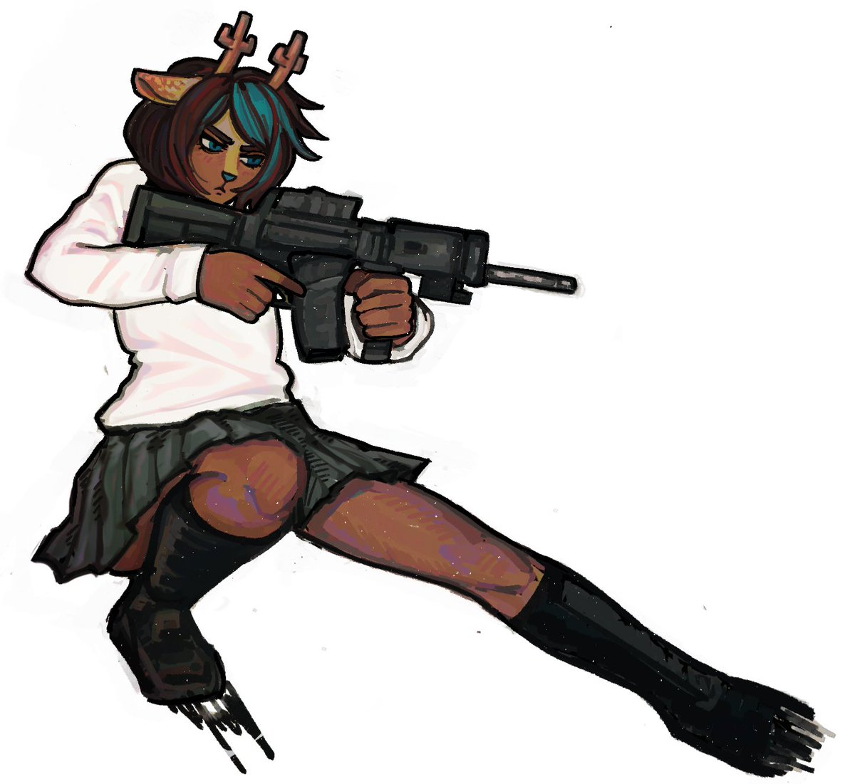epicusdoom's tweet photo. apolocheese these are super messy But ever since my junko enoshima post a few people pitched the idea of mukuro dess So... https://t.co/p52bhaOioh