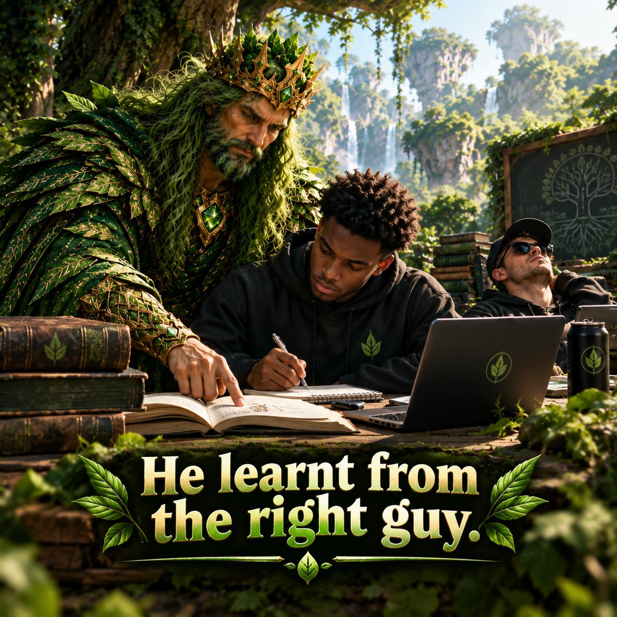 NathDefi7's tweet photo. Green God is building a forest
From impatient growers to overconfident geniuses, every forest has a story.
Plant the seed. Learn from the right people. Build together. Grow together.
The forest doesn't grow overnight.
#GreenGod #GG @GreenGod_Ai https://t.co/s5xY1b8r86