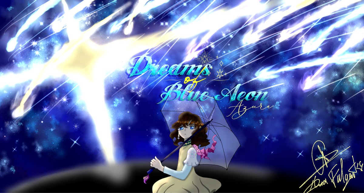HanaGDash's tweet photo. this time im very honored to work for “radical parasol”- an album by rinaby and your usual, familiar co lap with azure 
We present to you
Azure - Dreams of Blue Aeon 

#RadicalParasol https://t.co/UMuegTs8En