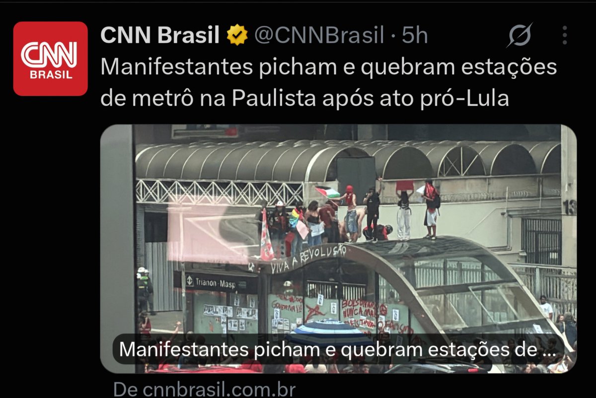 NelsonFont61714's tweet photo. @lazarorosa25 Realmente foi um dia histórico!
Todo o Brasil teve a oportunidade de ver "a índole e comportamento íntegro" das entidades filiadas e militantes do PT (contém ironia).
A direita agradece a propaganda gratuita e a coleta de votos para o nosso candidato.
Por favor, não parem! https://t.co/5XXxb5Z8aq