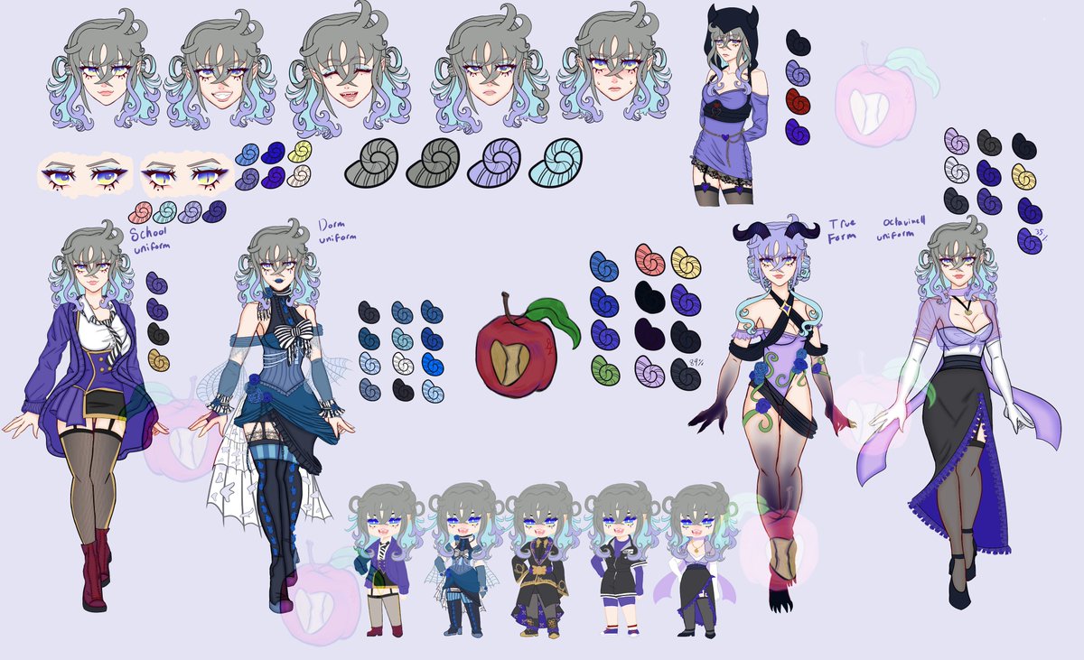 RingotoAkuma's tweet photo. ཐི༏ཋྀ󠀮
#twstyume #twstmc #yumeoc #digitalart #stylestudy #ocref
Briar Songheart, my old twst yume mc fae from another dimension. Inspired by purple emperor butterflies. 
Main yumeship: Floyd + Azul (poly ship)
ofc! Comfortable with doubles! https://t.co/eM8HGr6ZSh