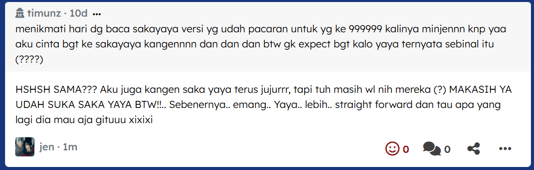 samilguilsam's tweet photo. #JenASK
Minggu ini aku usahain mulai ngedraft SakaEsa ya!! semoga akhir oktober/awal november udah bisa upload dan selesai xixixi (biar bisa debutin yang lain)
https://t.co/0VdiQbLCaw https://t.co/zTA0CZxesI