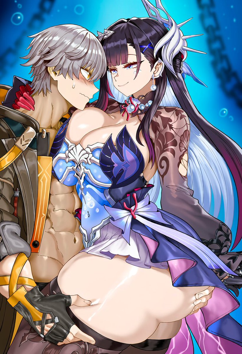 XShinaKaijuX's tweet photo. Caelus x Hysilens~ https://t.co/7TtyjJhRD8