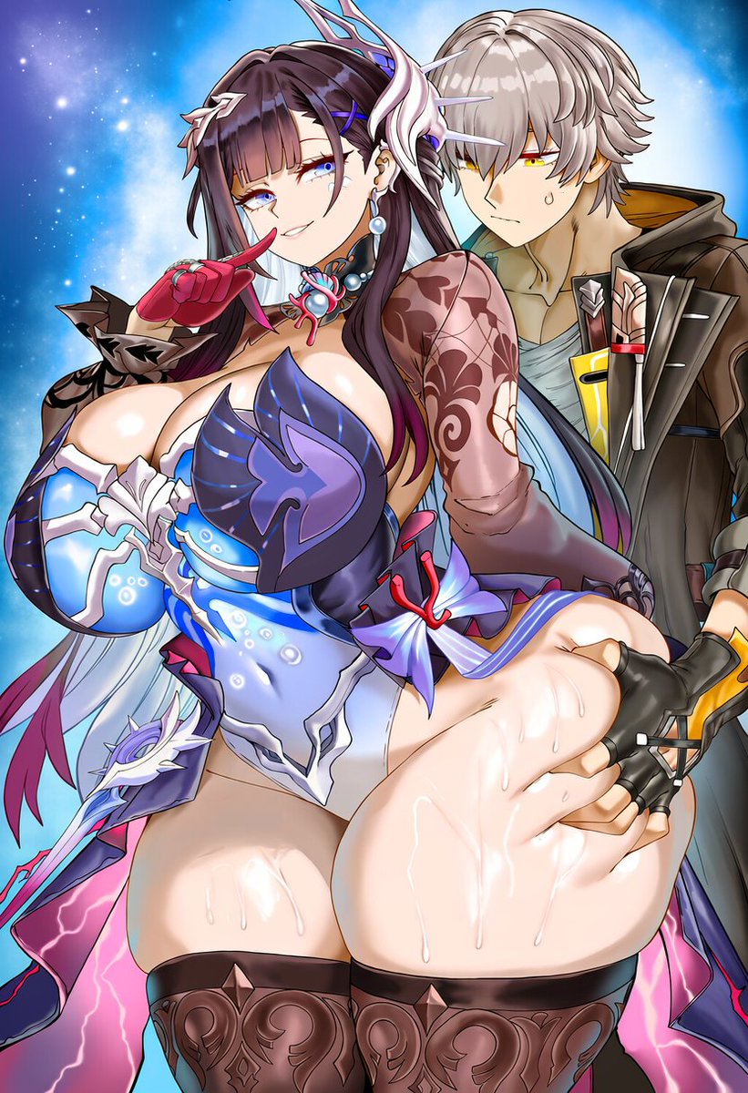 XShinaKaijuX's tweet photo. Caelus x Hysilens~ https://t.co/7TtyjJhRD8