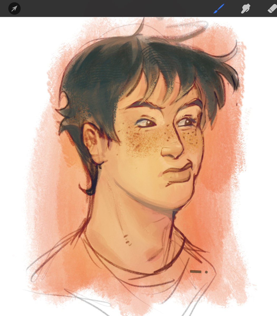 bubun_ji's tweet photo. Itty bitty shane painting bc i wanna try to relearn https://t.co/Bs8fQI87EX