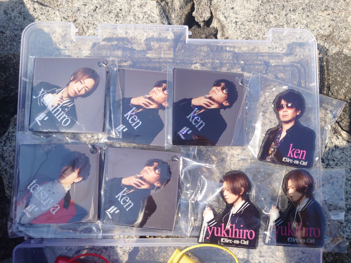 tom666ciel's tweet photo. 【交換・譲渡】ラルク L'Arc-en-Ciel ラルくじ
譲:アクリルキーホルダーtetsuya、yukihiro、ken×3
アクリルバッジken、yukihiro2
その他画像2枚目

求:アクリルバッジhyde
カチカチキーホルダー、ホロカード、ステッカーセット 誰でも
シークレット 画像3枚目以外
定価
↓ https://t.co/WkR1UPOXUm