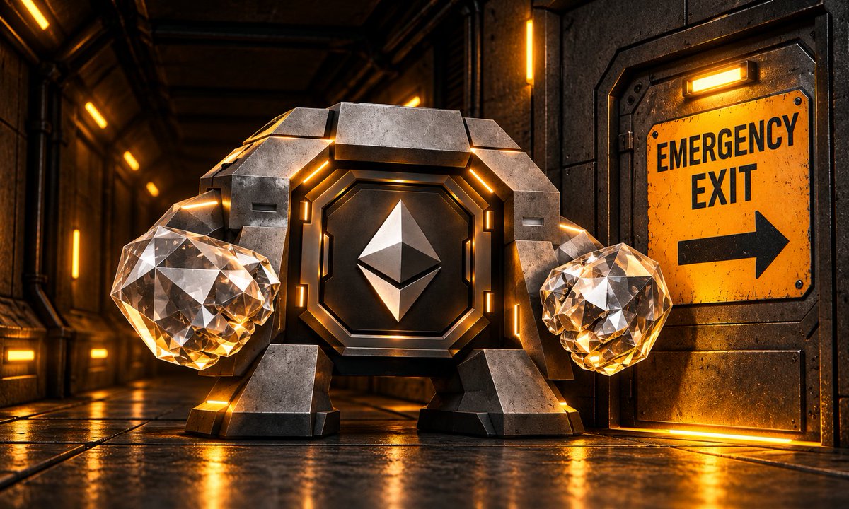 BunkerModeLol's tweet photo. The bunker has one emergency exit.

Nobody can find it because the guy who installed it went full diamond hands. 💀🔐

$BUNKER https://t.co/sBOHbhCiDY