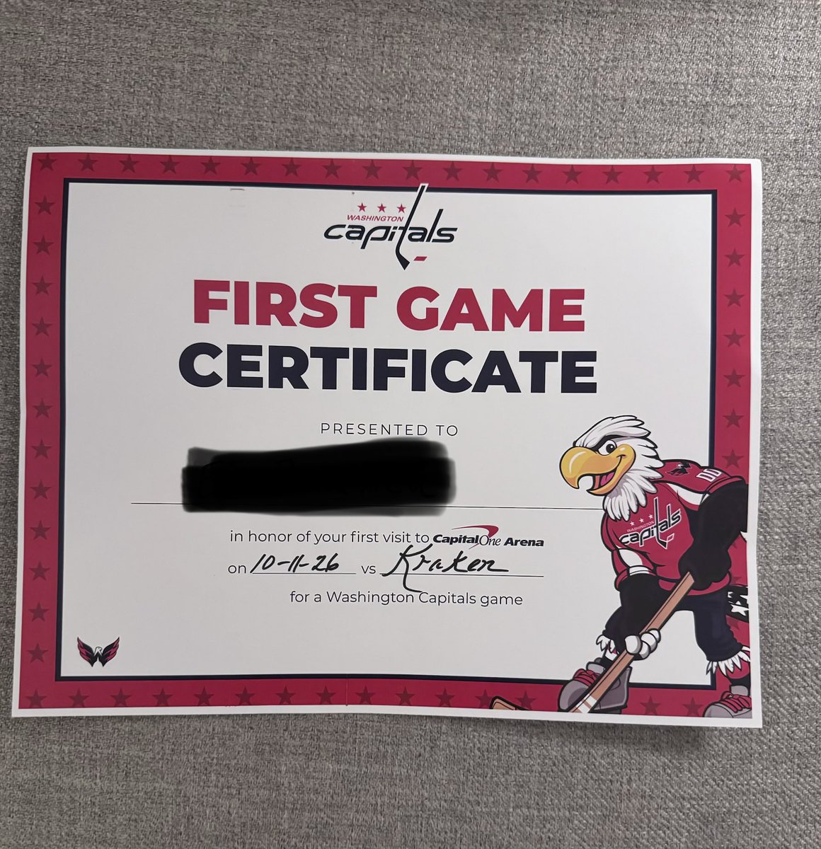 SandECards's tweet photo. End to an epic weekend @CardPurchaser kids first @Capitals game snuck some packs in 😜 but also we saw @TheSavBananas Saturday. “Hits” in comments son pulled a Caps card at the game, sucks they lost! Anyone know how I can buy Ovi’s 930th goal puck?! https://t.co/nvC08m5GwN