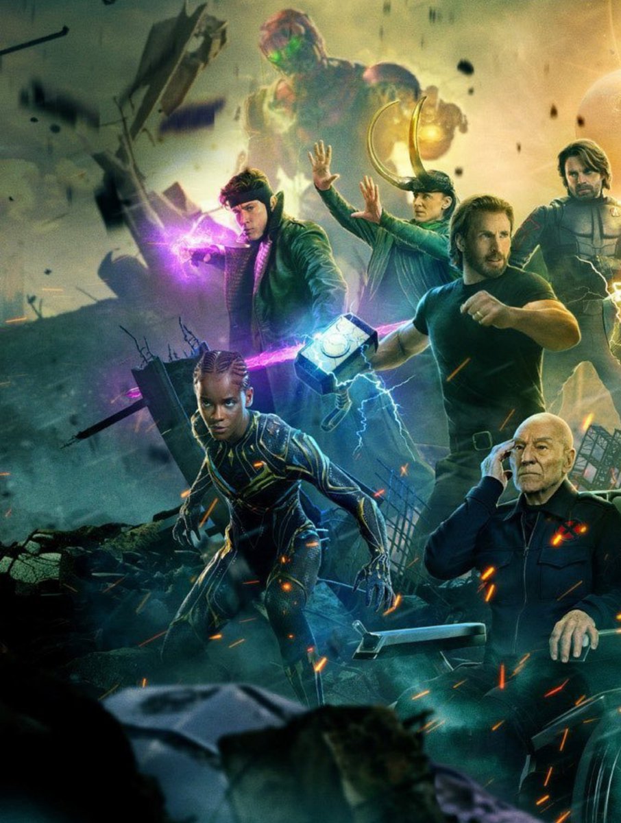 NexusPointNews's tweet photo. New look at Tom Hiddleston, Channing Tatum, Letitia Wright, Chris Evans, Sebastian Stan, James Marsden, Chris Hemsworth, Pedro Pascal, Anthony Mackie, Patrick Stewart, and Florence Pugh in ‘AVENGERS: DOOMSDAY.’

In theaters December 18. https://t.co/3h4aDTc8mG