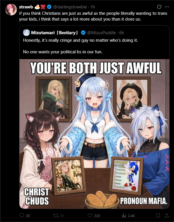 MommaOcco_'s tweet photo. Strawb who days ago said she was gonna step away from the toxicity is unable to lol

Now she's actively looking for things to respond and fight XD

I will no longer give this woman the good faith to think she's gonna 'be better' than others. She's just as bad... https://t.co/1Bf1Zg7pni