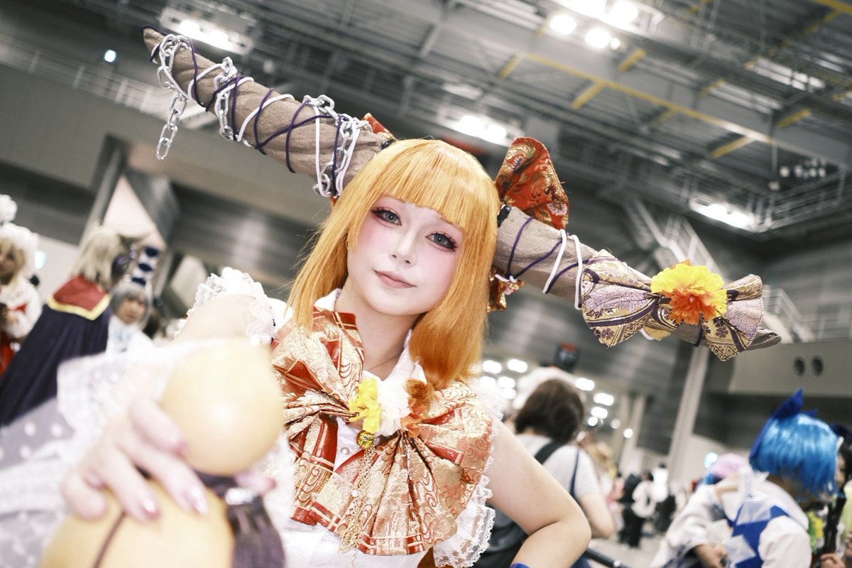 moon623ktmhh's tweet photo. コスプレ

東方project
伊吹萃香🍶

📸@Kounotori_White 

#秋季例大祭13
#東方Projectコスプレ https://t.co/S89XoymydR
