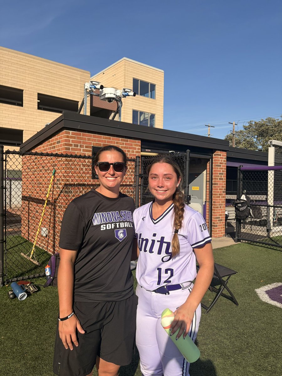 SarahMunger2028's tweet photo. What a gorgeous day in St. Paul! I had the opportunity to get some great instruction from some Amazing college coaches! I learned some new drills, got some great feedback and a ton of reps! Thank you @TommieSoftball, @StOlafSoftball, @BethelRoyalsSB, and @WinonaStateSB!
@CoachBagzTrot 
@jwalter09 
@kaylahattrick 
@penny_foore 
@AliNowak4 
@UnityMidwest_EB