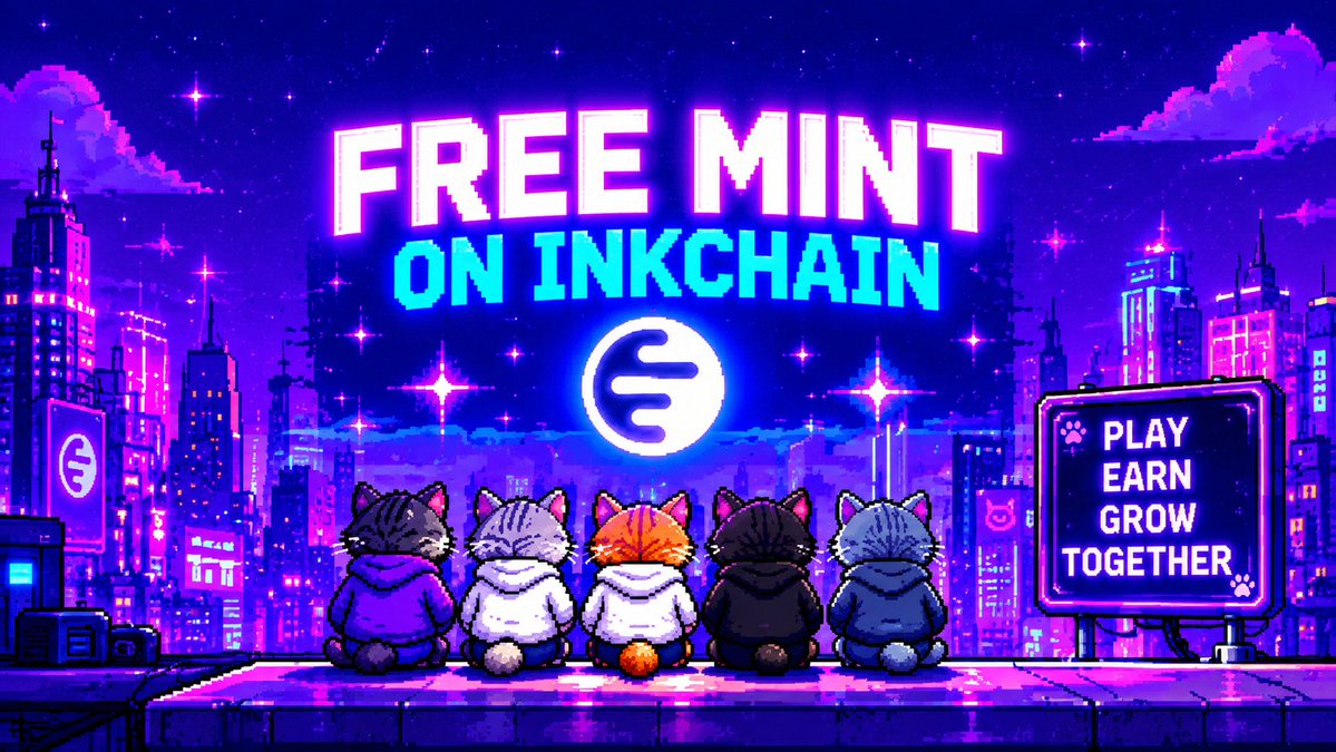 SmartAzuki's tweet photo. InkCats Gaming Free Mint 100x GTD Giveaway 13 October 📺
https://t.co/ETddxP6oF7

Whitelist FREE MINT — First 200 Wallet!
@inkchainGaming
*Details:
*Supply: 7,777
*Chain : RobinHood
*Mint price : FREE! 
*Time: 4:30pm UTC/13 Oct

FollowMe+Like+retweet 
Drop your EVM wallet below

@RobinhoodApp @WizardX_0x @letsCatapult @unvault @JeanPhilHoods #robinhod #gtd #nft #freemintnft #ink #zec