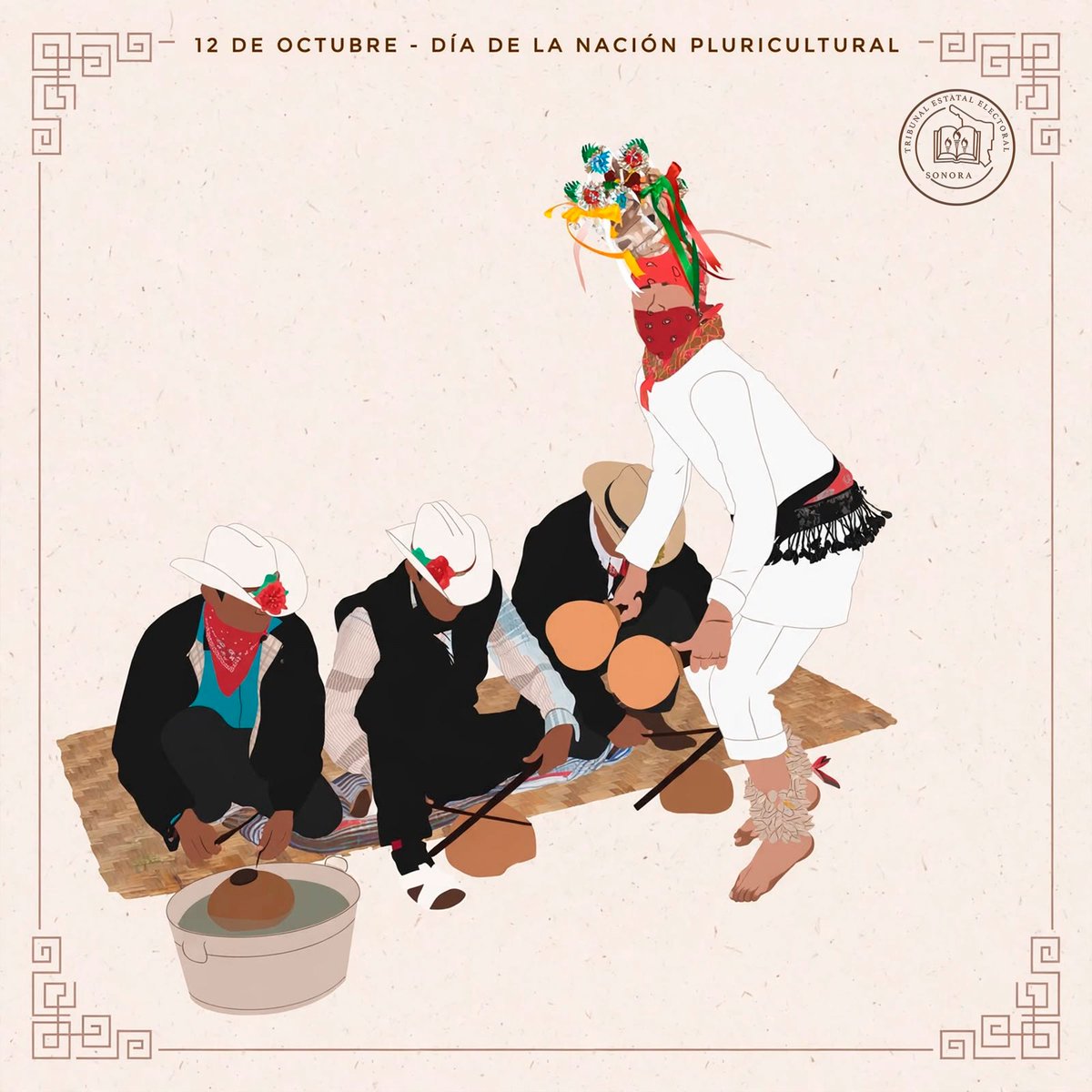 TEESonora's tweet photo. 12 de octubre | Día de la Nación Pluricultural
México es una nación cuya identidad se construye a partir de la diversidad de sus pueblos originarios, sus lenguas, tradiciones y expresiones culturales.

Reconocer nuestra pluriculturalidad es valorar las raíces que forman parte de nuestra historia y del presente de nuestro país.
