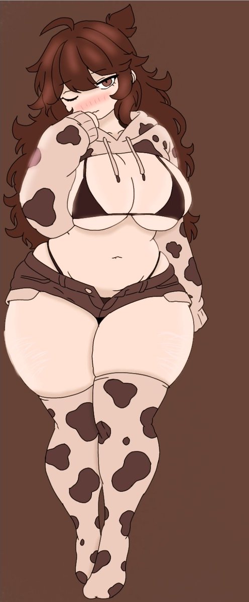 SleepyJuliet21's tweet photo. Chubby girls with cow printt..
#chubby #tits #cowprint #art #artwork #sfw #nsfw https://t.co/i2XEaod8S2