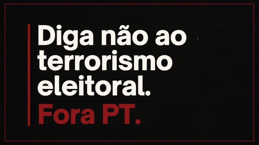 barlatti's tweet photo. ESQUERDA TERRORISTA https://t.co/u6S5cKWEvk