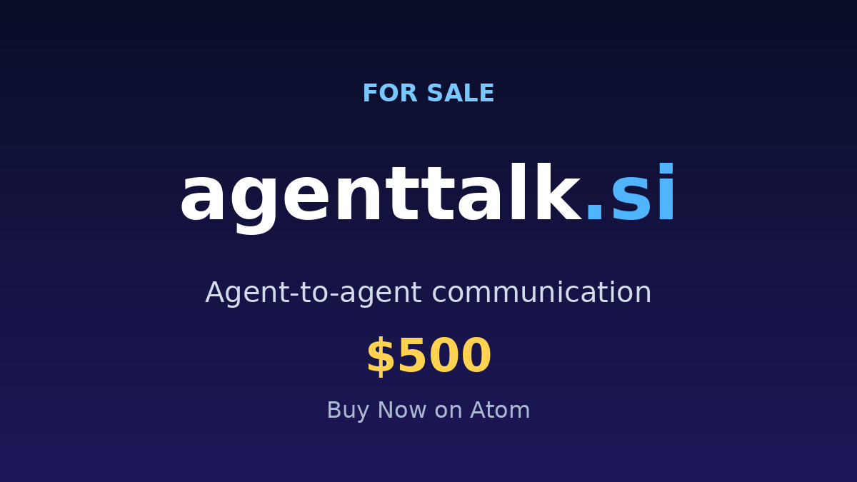 shahrooz305's tweet photo. @iSagarBedi @atomHQ Nice sale. https://t.co/Zt1xSAcLG5 — agent-to-agent brand, $500 BIN, https://t.co/511k66CBqc. https://t.co/8MYhLKRYLC