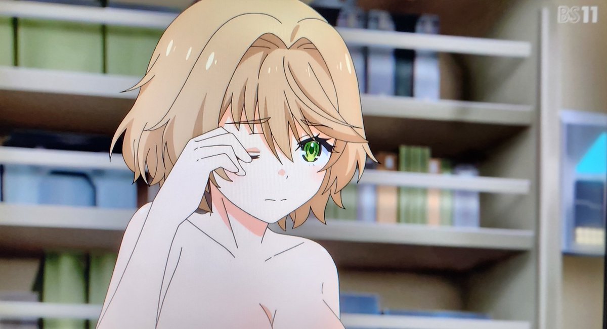 krousagi's tweet photo. 目覚めたら最強装備… 2話 リアタイ視聴
多数の作品では身体を大切に とか手を出さないのに
百の言葉より1回の既成事実
不安で堪らない女の子に安心を
これが本当の優しさ
この作品◎
エルマは女としてミミの気持ち
ヒロの責任感を見抜いて
背中押したはずです
朝チュン残念w
#めざめざ 
#最強装備 https://t.co/5PxwPWj1Zg