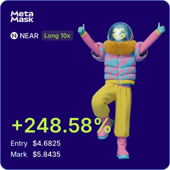 loooooooolp's tweet photo. MetaMaskでNEARのパーペチュアルを取引しましょう。　near:native $100 sooooon https://t.co/iY2LOdjSH1