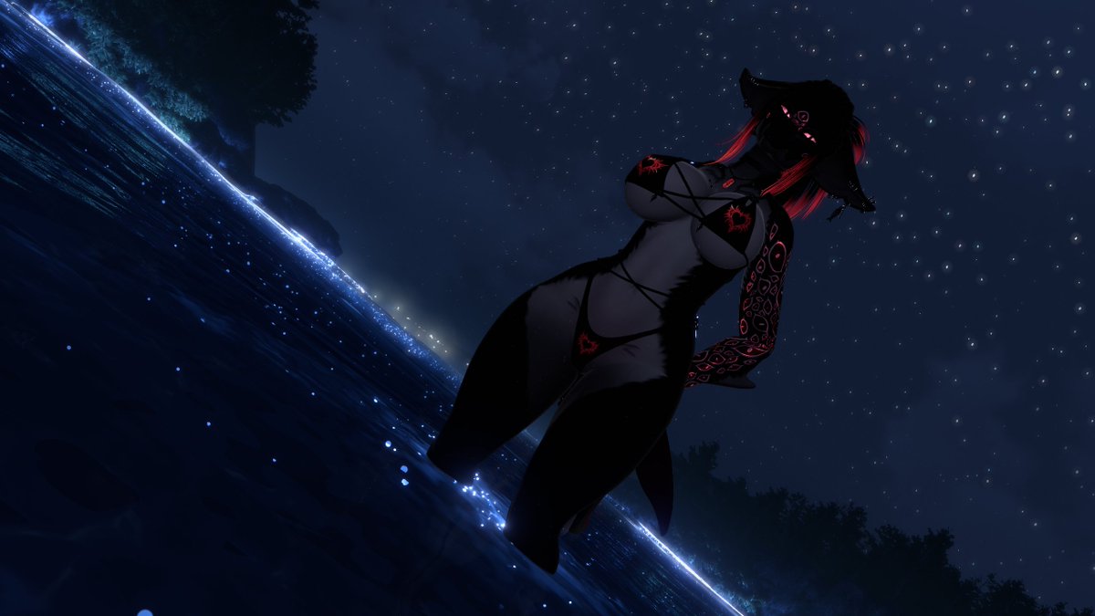 MercyMerAwA's tweet photo. ~Honeymoon with your shark wife~

Better have brought lots of condoms!

#VRChat #VRC #VRChatWorld #VRChatAvatar #VRChatPhotography #Furry https://t.co/Pp5Gfbawga