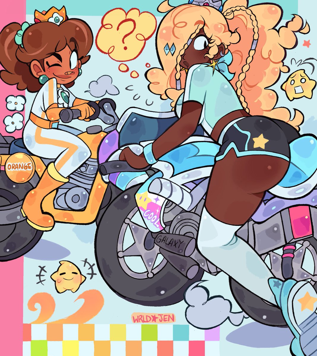 wrldstarjen's tweet photo. princesses on bikes themed doodle page 🏁
#supermario https://t.co/Ou2tuXMHCM