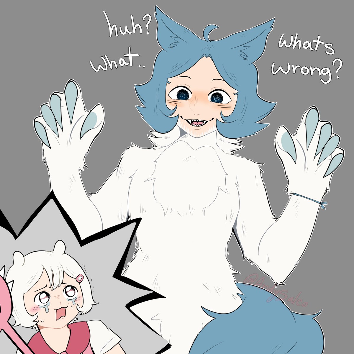 AndySalco's tweet photo. #ちいかわファンアート #Chiikawa #ちいかわ擬人化 
Reworked my Chiikawa humanoid designs https://t.co/niruqZZRd9