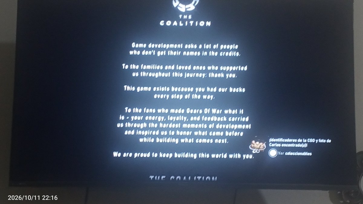 Sakiro93's tweet photo. Joder, amo este juego. Gears of War: E-Day finalizado 😍 https://t.co/QQ9e9PbYus