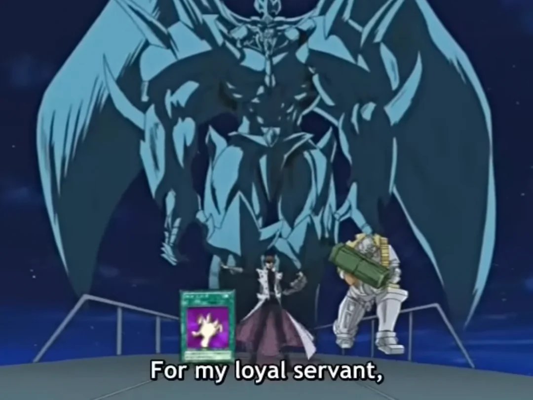 TrevorAllenMD's tweet photo. Kaiba tributing God is a really underrated moment in the Yu-Gi-Oh! anime. https://t.co/ESYFSZQ0CZ