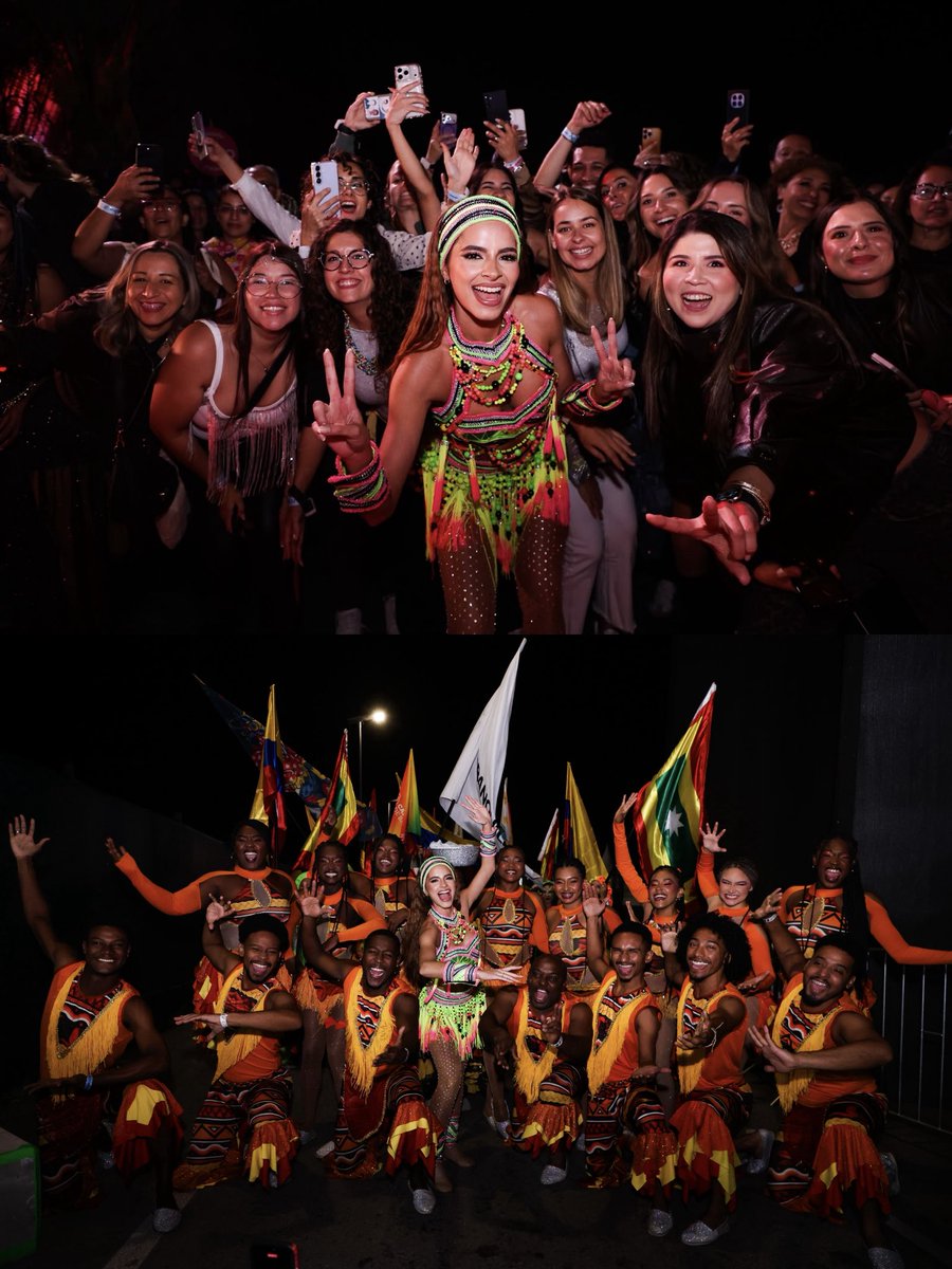 Carnaval_SA's tweet photo. ¡Doce días en #MacondoPark, representando con orgullo la fiesta barranquillera!❤️‍🔥💛💚
Hoy, la Reina Salwa Maloof llegó con toda la herencia africana del mapalé, junto a Fuerza Negra y nuestros 130 hacedores, quienes nos han demostrado la verdadera pasión de compartir con el mundo lo que somos.

🥹Nos queda una sola noche en #EsLatinaFest y solo tenemos sentimientos de agradecimiento por cada carnavalero que nos recibe y vive la magia del #CarnavalDeBarranquilla.