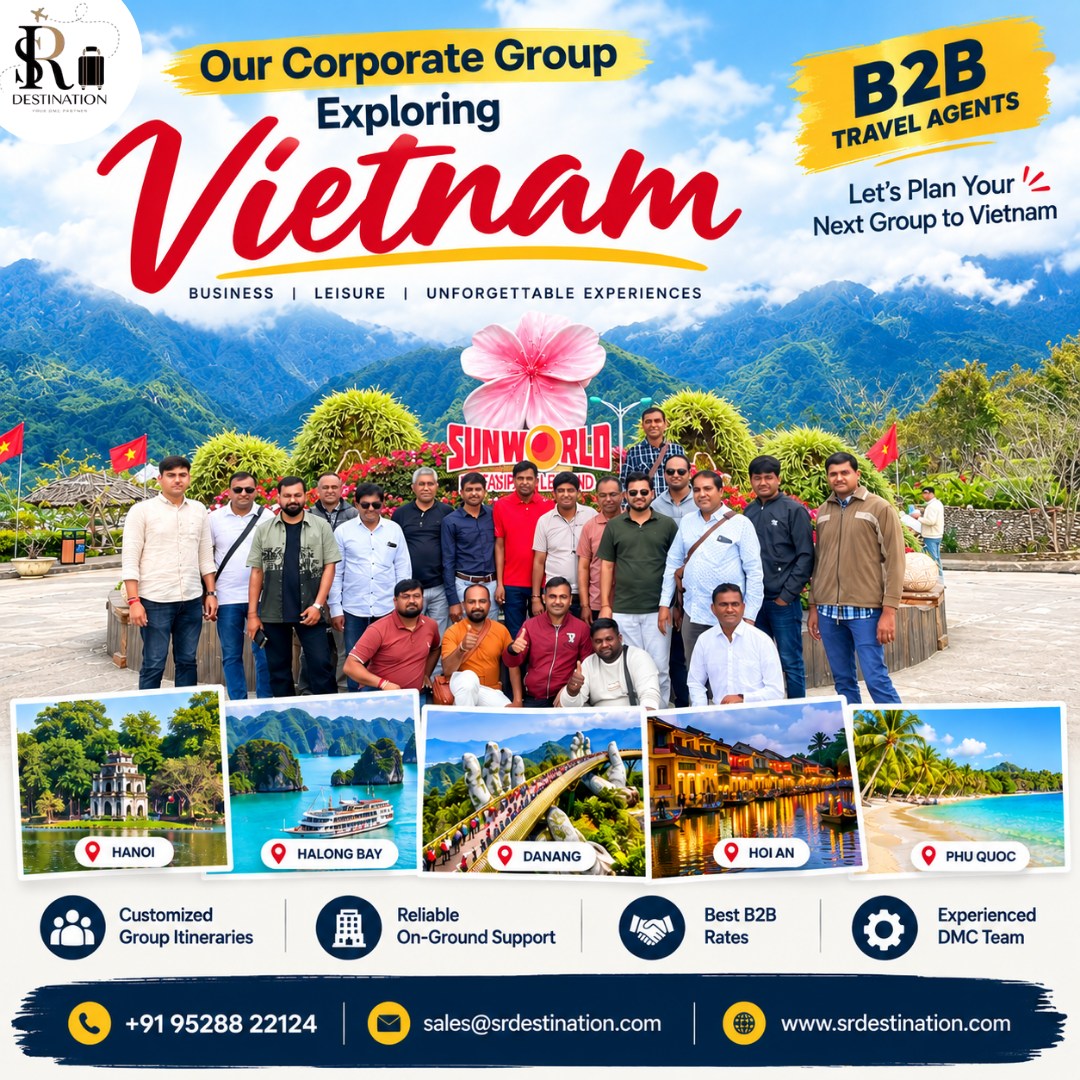 CamilitoJimenez's tweet photo. REAL GROUP. REAL VIETNAM. REAL B2B OPPORTUNITY. From seamless arrivals to memorable experiences, we manage every detail while you focus on selling. Corporate groups, custom itineraries, competitive rates, and reliable on-ground support across https://t.co/zqQBRZaCtq