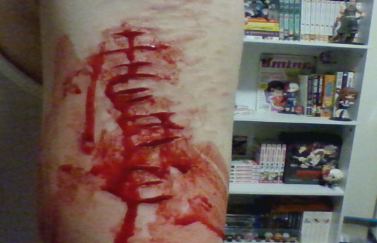 dEad_sErapHim1's tweet photo. SFX MAKEUP!! ALL FAKE
(ai enhanced, practice for halloween)
#shtwt #ouchietwt #sfxmakeup https://t.co/STcKjxxNUV
