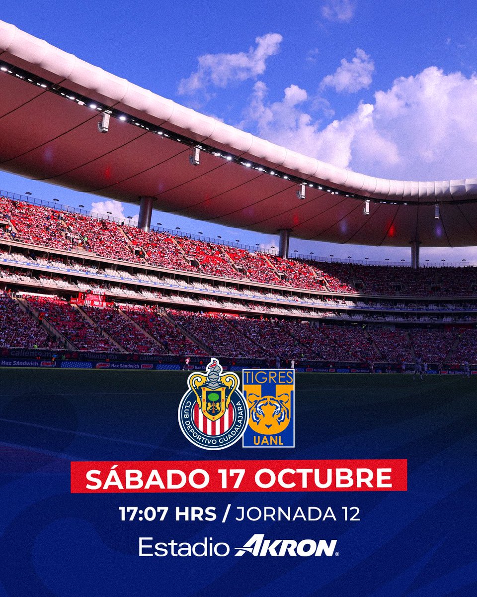 Chivas's tweet photo. 🇫🇷 El próximo sábado nos vemos en el @EstadioAKRON 🇫🇷 https://t.co/NXFvTxyJZp