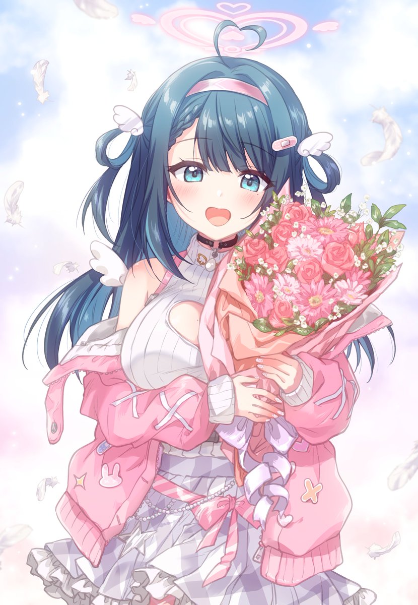 NeneAmanoVTuber's tweet photo. Let's meet again in an even more brighter and beautiful future! 
🤍See you again! Have a nice day!🤍 https://t.co/aIgzQsnoFP
