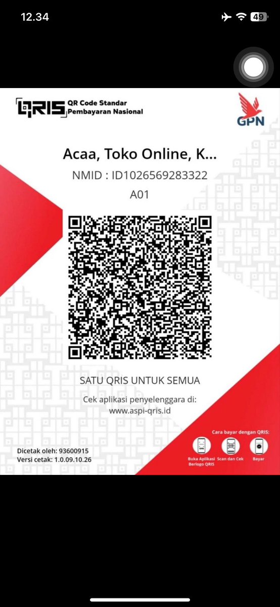 sassybtchy_'s tweet photo. TAKE CARE PENIPU GANTI USN LAGI❗️❗️❗️ @popiasz 
NIH QRISNYA ID1026569283322 
infoin guys kalo dia bikin akun lagi or apapun itu, gedeg bgtt 
#penipu #scam #zonaba #zonabu #zonauang https://t.co/b0t58vzT6L