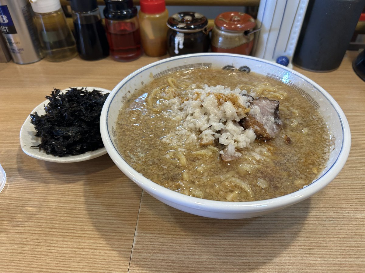 battle0830's tweet photo. 115.そら亭2で大盛-中油-ばら海苔小-手もみ麺！美味いなんてもんじゃない！ https://t.co/RmDlCM6wk1