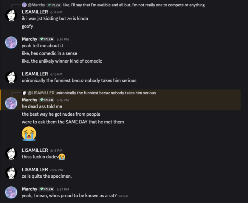 _LISAMILLER12's tweet photo. What his mod thinks about him btw https://t.co/3FMt5mfVyN
