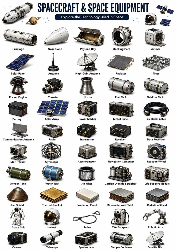 knowl_edge01's tweet photo. Spacecraft &amp; space equipment https://t.co/DGCmNGvgxS