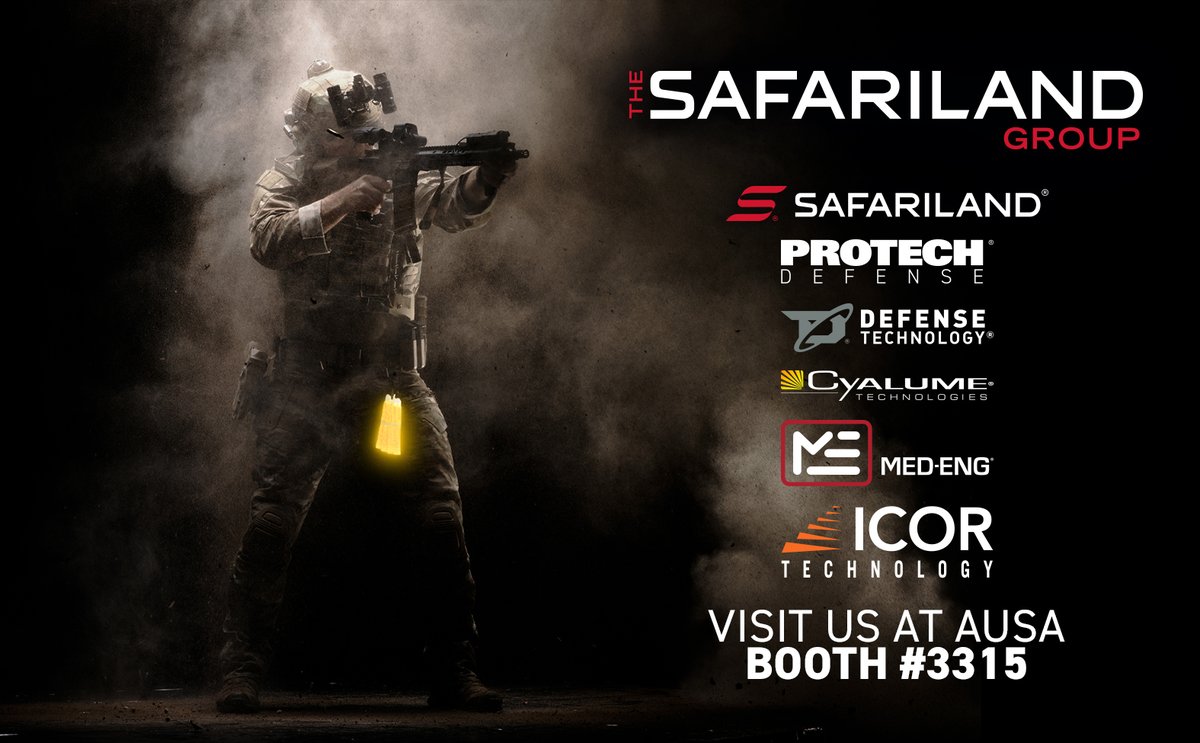 MedEngComms's tweet photo. Meet Med-Eng at AUSA.  We will be showing our Sensor, Blast Seat and Bomb Suit capabilities in booth 3315, alongside @ICORTechnology Robots and other @SafarilandGroup brands.  If you'll be there, please stop by to discuss a solution that fits your requirements.  #AUSA #ArmyEOD https://t.co/kdYJvfB45t