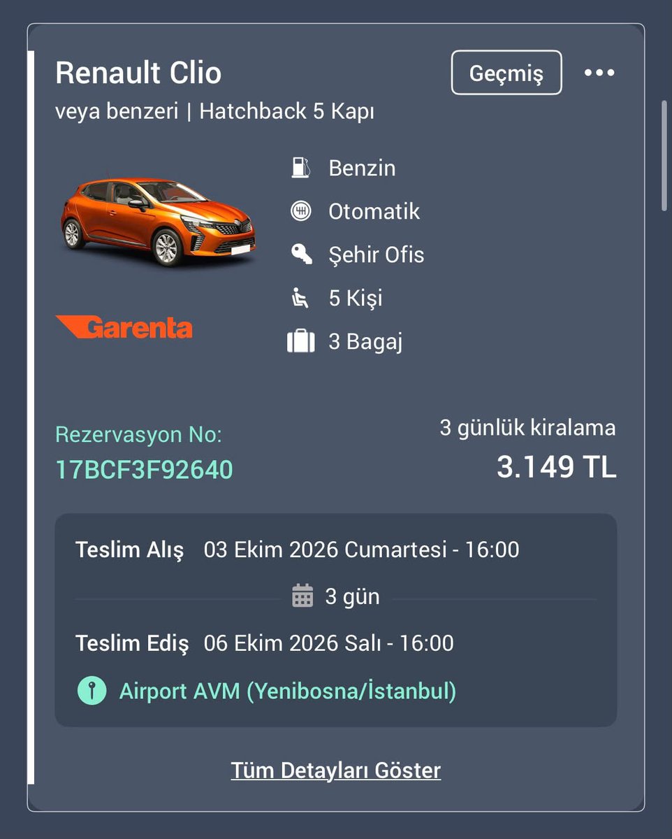 tuketicideney's tweet photo. Takipçi Şikayeti: Garenta firmasından 3 günlüğüne araç kiraladım. Kiralama süresince hiçbir sorun yaşamadım ve aracı çalışır, sorunsuz şekilde teslim ettim.

Ancak teslimden yaklaşık 1 saat sonra aranarak aracın çalışmadığı ve şubeye geri dönmem gerektiği söylendi.

Şubeye gittiğimde ise hayatımın şokunu yaşadım. Bana, “Aracın aküsünü değiştirmişsiniz. Bu araba bu aküyle 10 dakika bile gitmez. Yeni aküyü çıkarıp eski akü takmışsınız, aküyü çalmışsınız.” denilerek hırsızlık suçlamasında bulunuldu.

Oysa aracı kullandığım 3 gün boyunca kaputunu dahi açmadım. Sorunsuz teslim ettiğim bir araç üzerinden böyle ağır bir suçlamayla karşı karşıya kaldım.

İnsana resmen “Kime ne suç yükleyebiliriz?” diye uğraşıyorlar hissi veriyorlar.

Herkes araç kiraladığı firmaya dikkat etsin. Kurumsal diye kimseye körü körüne güvenmeyin. Bu yaşadıklarımı bana Türkiye’nin en büyük araç kiralama firmalarından biri olan Garenta yaşattı.”