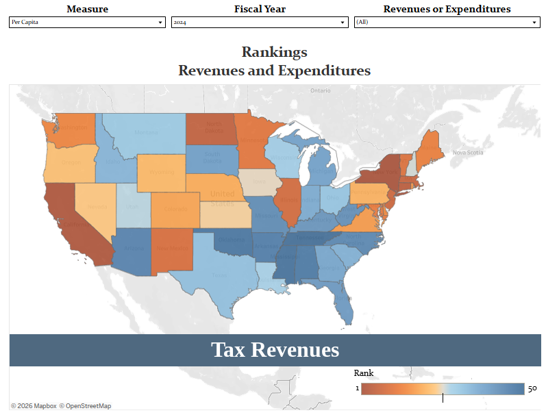 RIPEC_'s tweet photo. See where Rhode Island ranks on property taxes, government spending, and more. Our new interactive dashboard compares state and local taxing and spending for all 50 states.

Explore: https://t.co/yk4zUWSrXN https://t.co/I7WUnNL0jU