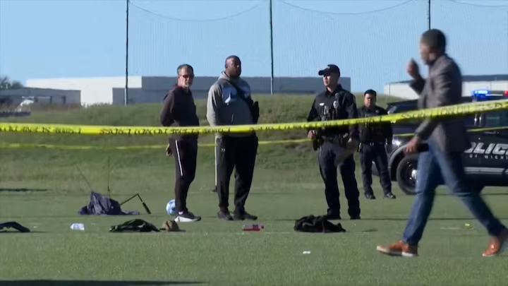 AdaCarter1543's tweet photo. The woman who was driving a pickup truck that entered a Kansas soccer field during ​a youth match, killing a man and 6-year-old boy, was ‌released without charges while the investigation continues, authorities said on Sunday. https://t.co/ReCY51Noj5