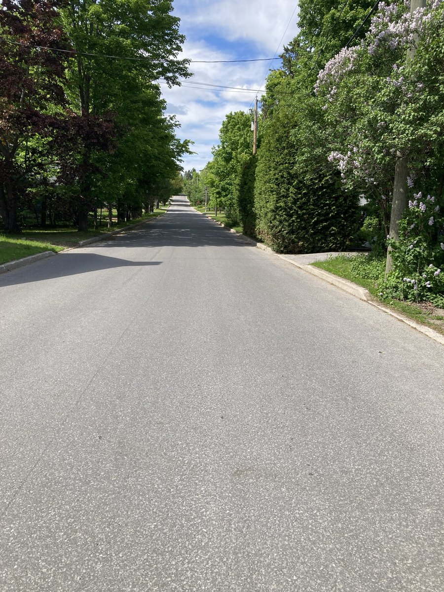 JohnCarzello's tweet photo. The same street in #Summer &amp; #Fall. #Quebec
❤️❤️❤️ https://t.co/xUrcgqGOpk