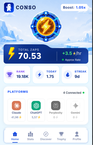 LahWajit's tweet photo. Day 9 exploring @conso_xyz 

The more I explore Conso, the more I appreciate the idea of making onchain finance simpler and more accessible.

Web3 should be about more than just complexity — it should be about creating a smoother experience for everyone.

Still learning https://t.co/5yqlMlBskC