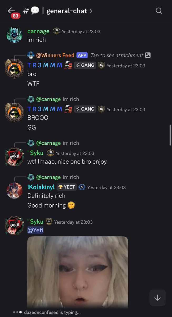DotComParker's tweet photo. For those that didn’t see, @MetaWin just announced they’re giving their players another $1M this month

Everyone who deposits on https://t.co/MmYHGQLZi7 qualifies for a piece

If you gamble the only place I would trust is @MetaWin

This guy just hit a near 170,000X and they pinged the entire discord with the replay so we can verify it actually happened

Meanwhile… Every other casino pushes fake streamer / kol wins  

If you gamble please stop getting rugged playing anywhere else

MetaWin clears everyone else by FAR