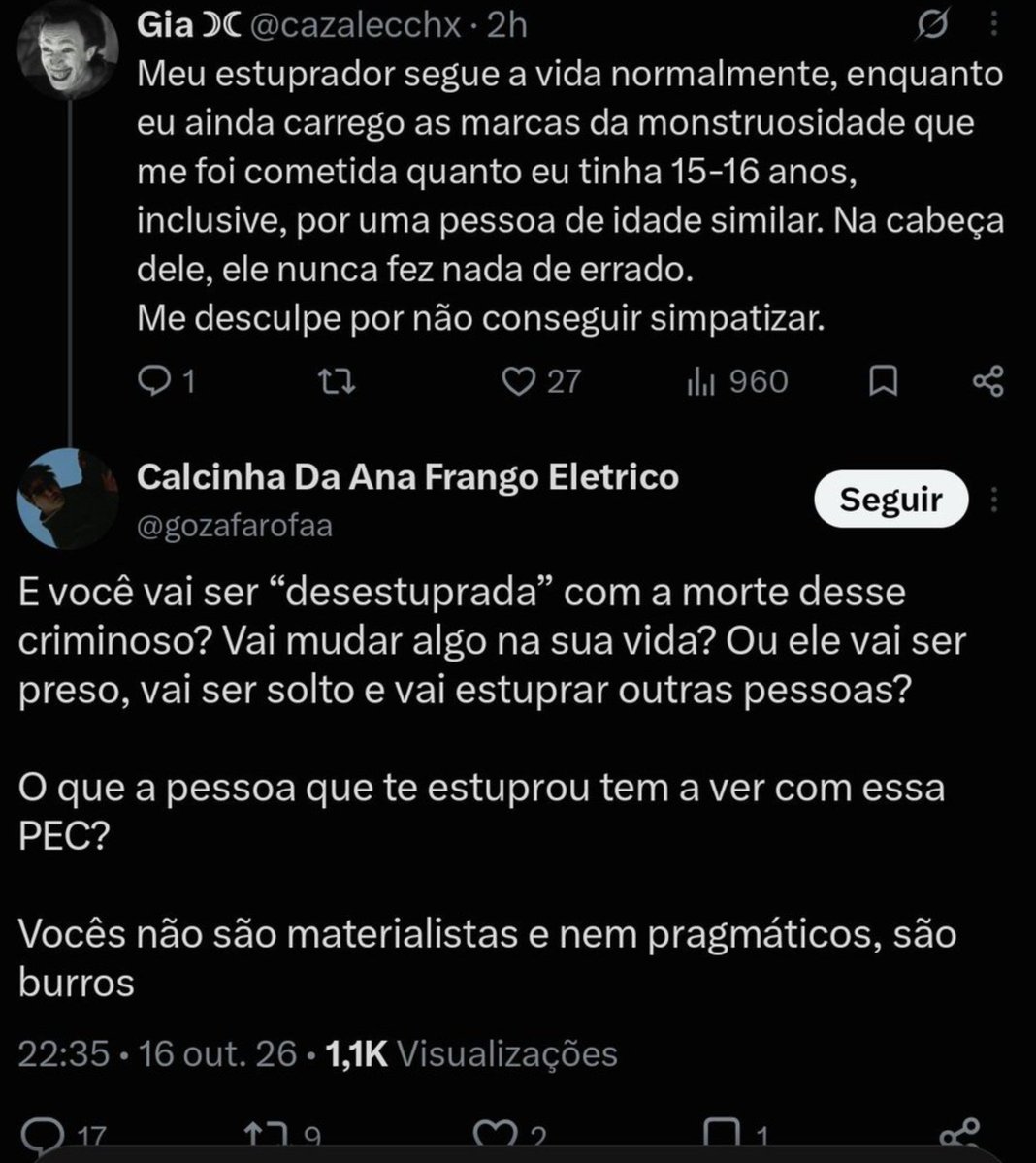 theGuy767's tweet photo. Imagina você entrar no twitter e se deparar com esses dois comentários https://t.co/lpk5BhUeuw