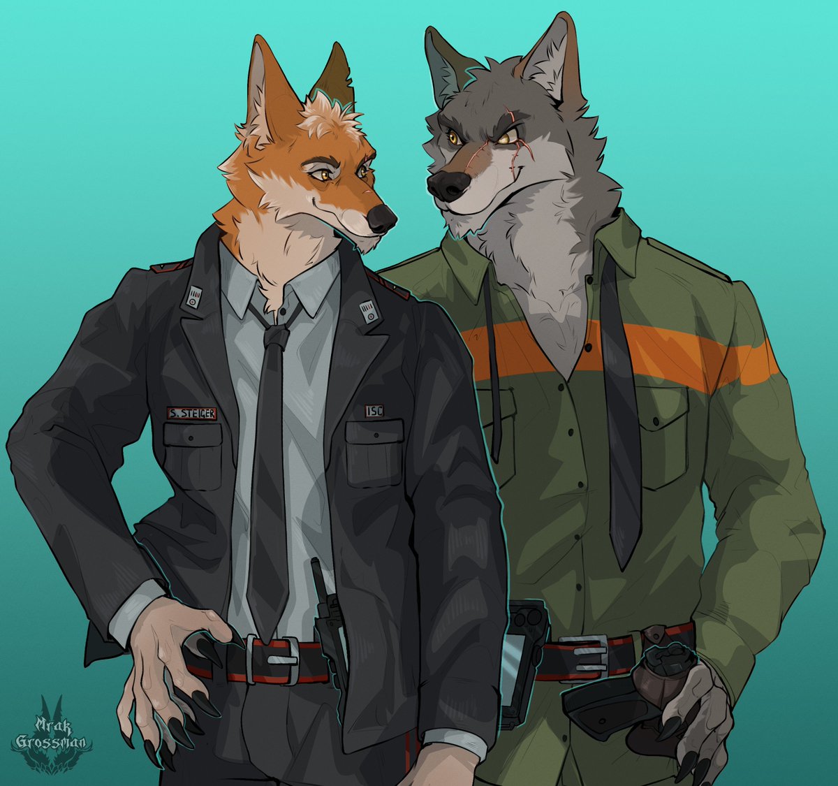 _GROSSMAN's tweet photo. Commission for @tibetanWolf75 

#art #furry https://t.co/tXN6KtHmPu