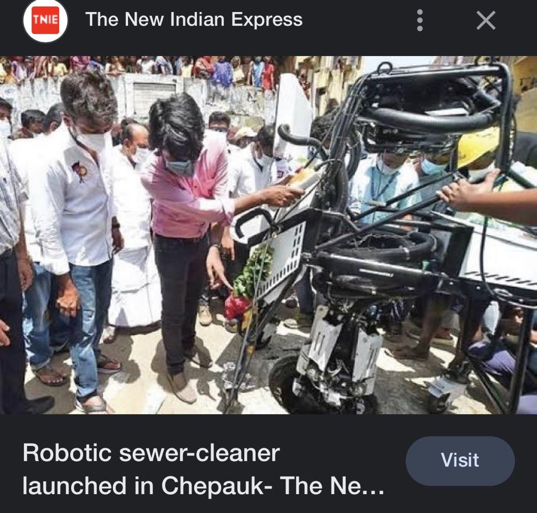 DhivCM's tweet photo. First in Tamil Nadu. Adhane? 

The new Indian express article dated 2021. https://t.co/FKWNu1z3jT