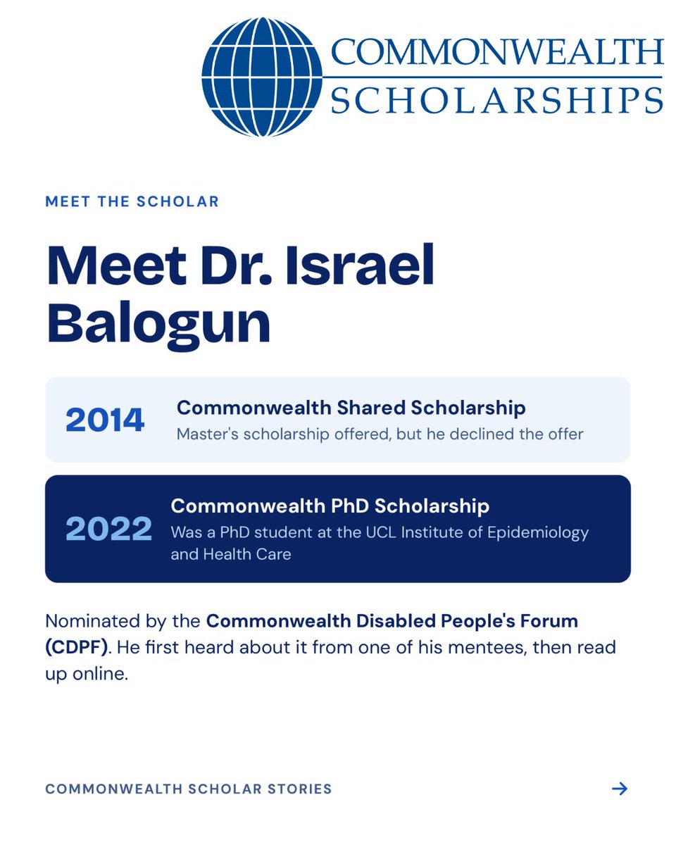 UKinNigeria's tweet photo. Applying for a Commonwealth PhD Scholarship?
Dr. Israel shares lessons on nomination routes beyond the Federal Scholarship Board, documents to prepare and how to strengthen your PhD application.

Apply by tomorrow, or start planning for next year: https://t.co/xlzxRI1E6y https://t.co/pcdvfIinSK