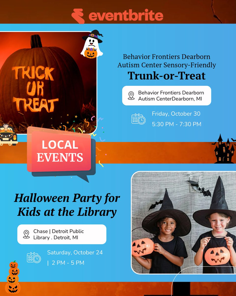 MyAssured's tweet photo. Halloween is more fun when everyone can join in! 🎃 Check out these local family-friendly events and make some spooky memories together.
#HalloweenEvents #KidsHalloween #FamilyFun #CommunityEvents #HalloweenParty #TrickOrTreat #LocalEvents #MichiganEvents #AssuredHomeNursing https://t.co/Ue9zUKhQaw